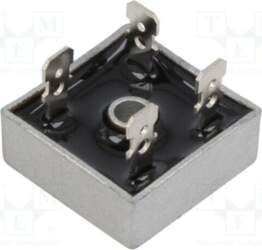 DC COMPONENTS Bridge rectifier: single-phase; Urmax: