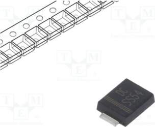 DC COMPONENTS Diode: Schottky rectifying; SMB