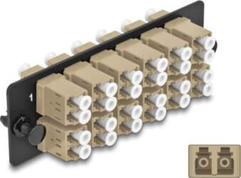 Delock Fiber Optic Adapter Panel LC