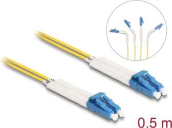 Delock Optical Fiber Cable LC Duplex