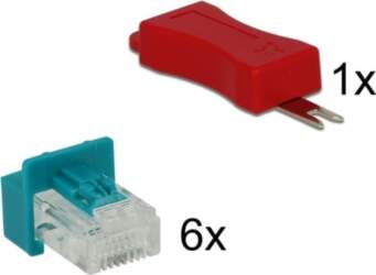 Delock RJ45 Secure Clip with plug