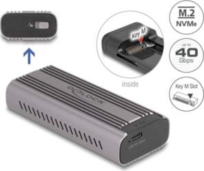 Delock USB Type-C™ 40 Gbps Enclosure