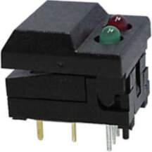DIGITAST DIP PUSH-BUTTON SWITCH BLACK CAP
