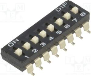 DIPTRONICS Switch: DIP-SWITCH; Poles number: 8