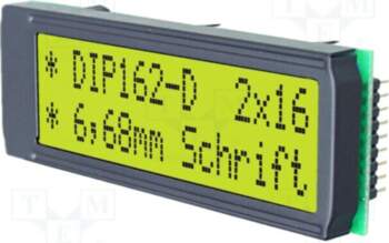 DISPLAY VISIONS Display: LCD; alphanumeric; STN