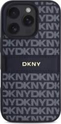 DKNY PU Leather Repeat Pattern Tonal