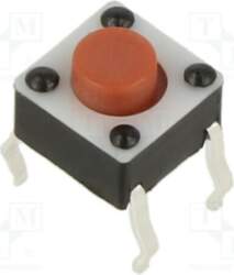 E-SWITCH Microswitch TACT; SPST-NO; Pos: 2