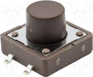 E-SWITCH Microswitch TACT; SPST-NO; Pos: 2