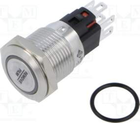 E-SWITCH Switch: vandal resistant; Pos: 2