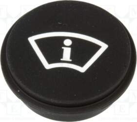 EAO Button; round; Ø21mm; black; 09