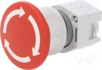 EAO Switch: emergency stop; 22mm; Stabl