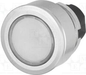 EAO Switch: push-button; 30mm; Stabl.pos: