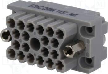 EDAC Connector: rectangular; 516; socket; hermaphrodite