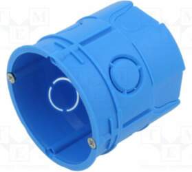 Enclosure: junction box; Ø: 63mm; plaster