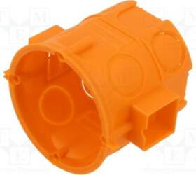 Enclosure: junction box; Ø: 65mm; plaster