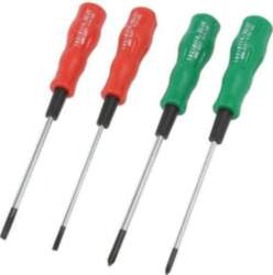 ENGINEER Screwdriver: precision-set; Phillips,slot; 4pcs