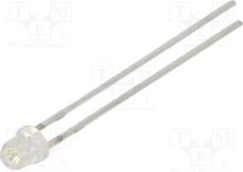 EVERLIGHT LED; blue; 3mm; 160÷320mcd; 90°