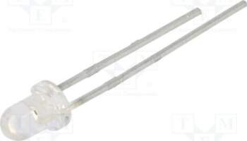 EVERLIGHT LED; red; 3mm; 1000÷2000mcd; 20°
