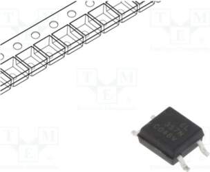 EVERLIGHT Optocoupler; SMD; Ch: 1; OUT: