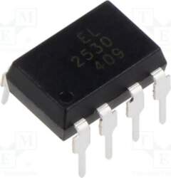 EVERLIGHT Optocoupler; THT; Ch: 2; OUT: