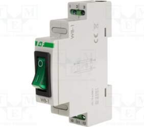 F&F Pushbutton switch; 250VAC; 16A; IP20