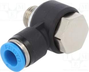 FESTO Push-in fitting; threaded,angled 90°
