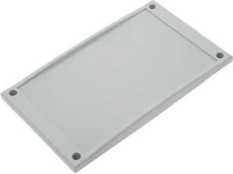 FIBOX Front panel; polycarbonate; W: 125mm