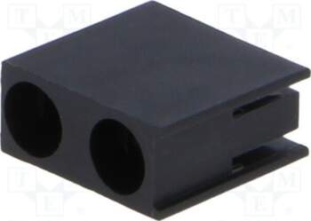 FIX&FASTEN LED housing; 3mm; polyamide; angular