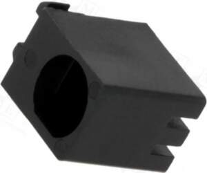 FIX&FASTEN LED housing; 5mm; polyamide; angular