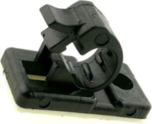 FIX&FASTEN Self-adhesive cable holder; polyamide; black