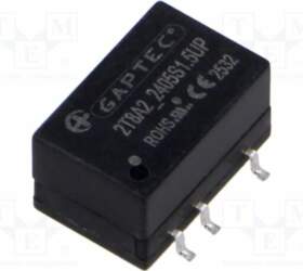 GAPTEC Electronic Converter: DC/DC; 2W; Uin: