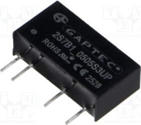 GAPTEC Electronic Converter: DC/DC; 2W; Uin:
