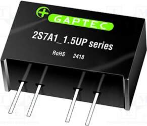 GAPTEC Electronic Converter: DC/DC; 2W; Uin: