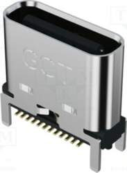 GCT Connector: USB C; socket; SMT