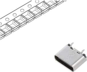 GCT Connector: USB C; socket; SMT