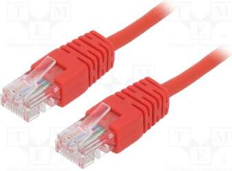 GEMBIRD CAT5e UTP Patch cord red