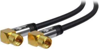 GOOBAY Cable; 10m; F plug angular