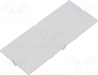 HAMMOND Front panel; 1597; light grey