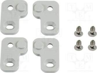 HAMMOND Wall mounting element; polycarbonate; 4pcs