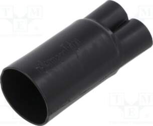 HELLERMANNTYTON Cable breakout; black; crosslinked polyolefin