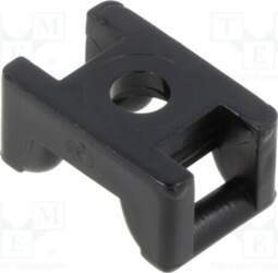 HELLERMANNTYTON Holder; screw; black; cable ties