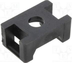 HELLERMANNTYTON Holder; screw; polyamide; UL94V-2; black