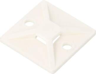 HELLERMANNTYTON Holder; screw; polyamide; white; cable