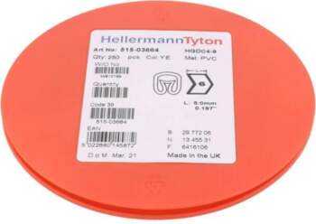 HELLERMANNTYTON Markers; Marking: 6; 4÷9mm; PVC
