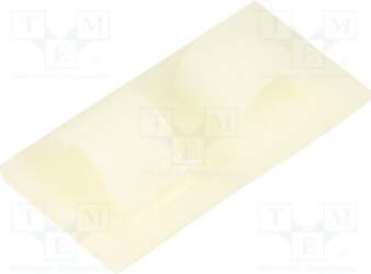 HELLERMANNTYTON Self-adhesive cable holder; Øbundle :