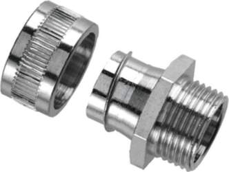 HELLERMANNTYTON Straight terminal connector; Thread: non-swivel