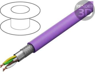 HELU Wire; 2x2x0.25mm2; stranded; Cu