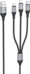 HOCO. Cable 3in1 USB A to
