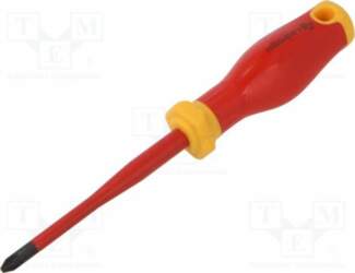 HÖGERT TECHNIK Screwdriver: insulated; Phillips; PH2