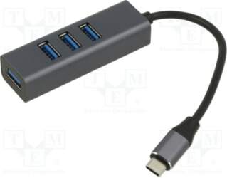 Hub USB; USB A socket x4